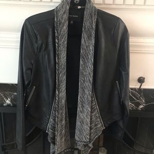 Pleather Bomber Jacket